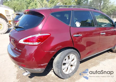 2012 Nissan Murano S/Sl/Le z USA, uszkodzony, nr VIN JN8AZ1MW8CW233578